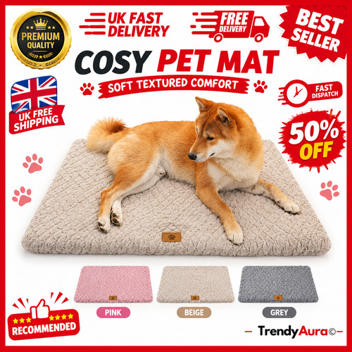 Dog bed soft pet cushion - bed, large