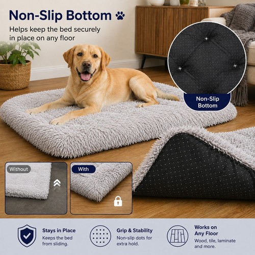 Fluffy dog cat bed - fluffy,
