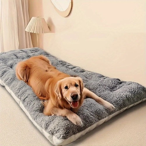 Large plush dog bed soft - plush,